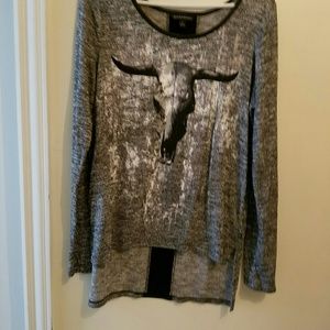 Rock & Republic high low light sweater